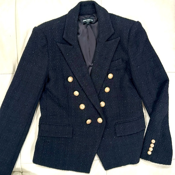 Generation Love Black/Metallic Tweed Blazer size M - Picture 1 of 5